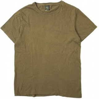 ダブルアールエル(RRL)のRRL ダブルアールエル S/S SOLID TUBE TEE クルーネックチューブTシャツ M ブラウン Double RL 半袖 丸胴 ソリッド トップス【中古】【RRL】(Tシャツ/カットソー(半袖/袖なし))