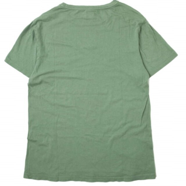 RRL(ダブルアールエル)のRRL ダブルアールエル S/S SOLID TUBE TEE クルーネックチューブTシャツ M グリーン Double RL 半袖 丸胴 ソリッド トップス【中古】【RRL】 メンズのトップス(Tシャツ/カットソー(半袖/袖なし))の商品写真