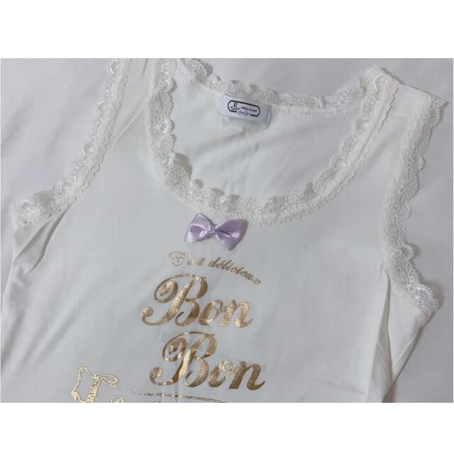 E hyphen world gallery BonBon(イーハイフンワールドギャラリーボンボン)のamo×bonbon コラボトップス レディースのトップス(Tシャツ(半袖/袖なし))の商品写真