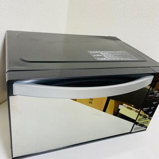 アイリスオーヤマ(アイリスオーヤマ)のアイリスオーヤマ　電子レンジ　ブラック　フラット　2018年製(電子レンジ)