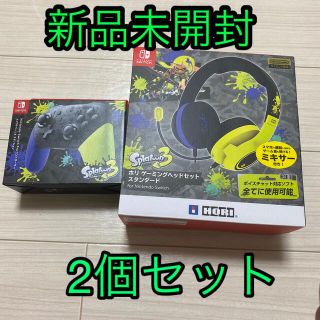 [新品未開封]スプラトゥーン3　ホリ　ゲーミングヘッドセット　プロコン　スプラ3(ヘッドフォン/イヤフォン)