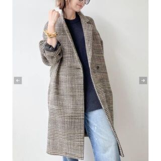 アパルトモンドゥーズィエムクラス(L'Appartement DEUXIEME CLASSE)のL'Appartement アパルトモン Check W Coat コート(ロングコート)