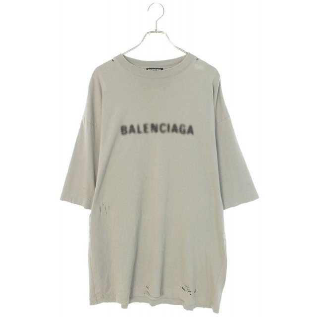 Balenciaga - バレンシアガ 661715 TKVD5 クラッシュ加工フロントロゴTシャツ メンズ XXSの通販 by RINKAN｜バレンシアガならラクマ