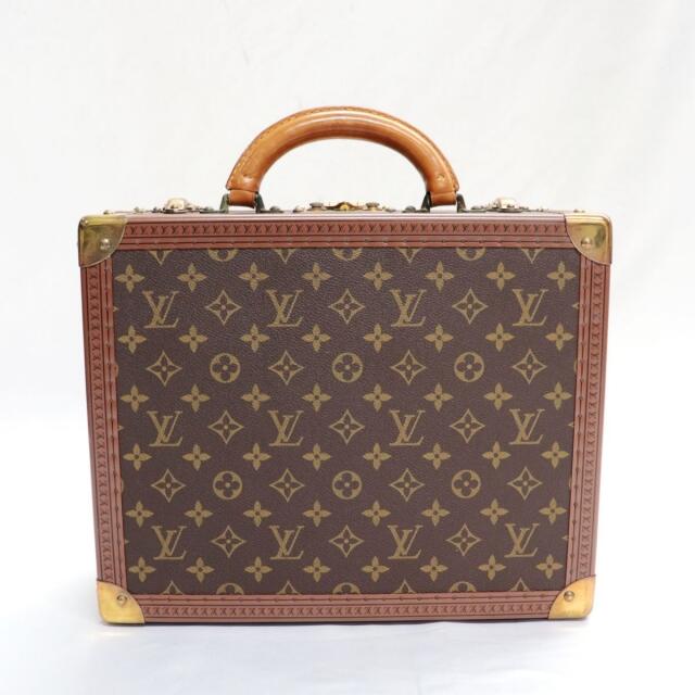 LOUIS VUITTON(ルイヴィトン)のルイヴィトン コトヴィル35 モノグラム トランク ハードケース アタッシュケース バッグ 茶 ゴールド金具 LOUIS VUITTON インテリア/住まい/日用品の日用品/生活雑貨/旅行(旅行用品)の商品写真