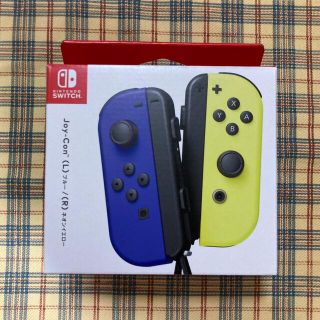 ニンテンドースイッチ(Nintendo Switch)のNintendo Switch Joy-Conブルー ネオンイエロー 新品未開封(家庭用ゲーム機本体)