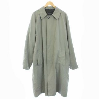 90s GIORGIO ARMANI ステンカラーコート グリーン メンズ XL- 90s GIORGIO ARMANI ステンカラーコート グリーン メンズ XL-