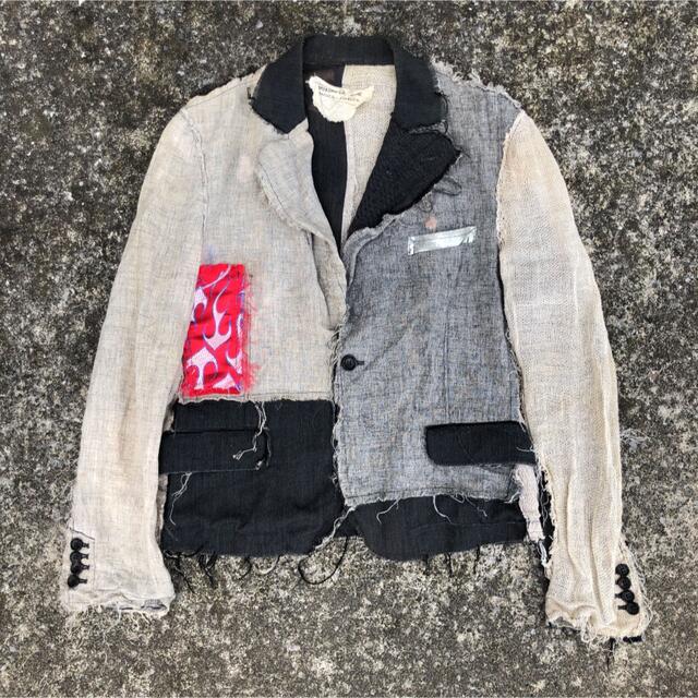 ノゾミイシグロ 異素材切り替えブルゾン 個性的アウター 美品 送料込