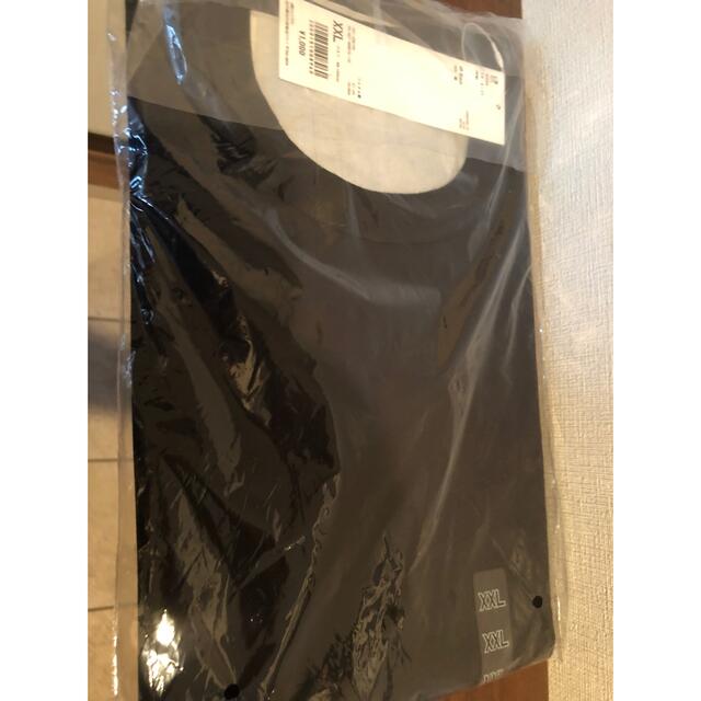 GU(ジーユー)のGU クルーネックT 半袖　ブラック　XXL レディースのトップス(Tシャツ(半袖/袖なし))の商品写真