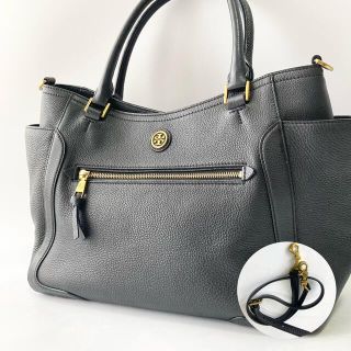 トリーバーチ(Tory Burch)のTORY BURCH☆2way レザー バッグ ロビンソン ブラック(ハンドバッグ)