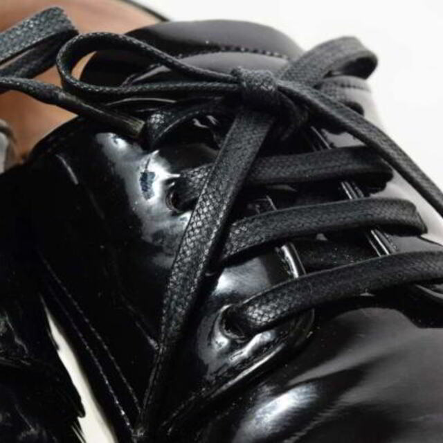 miumiu(ミュウミュウ)のmiu miu ビジュー装飾 エナメル フラットシューズ レディースの靴/シューズ(その他)の商品写真