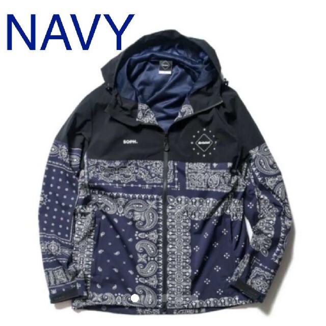 F.C.R.B. BANDANA TRAINING JACKET NAVY XLナイロンジャケット