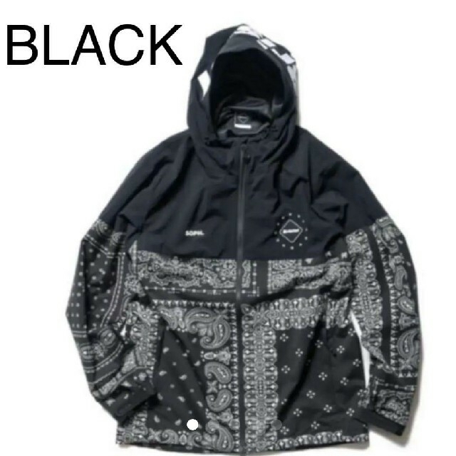 F.C.R.B. BANDANA TRAINING JACKET BLACK