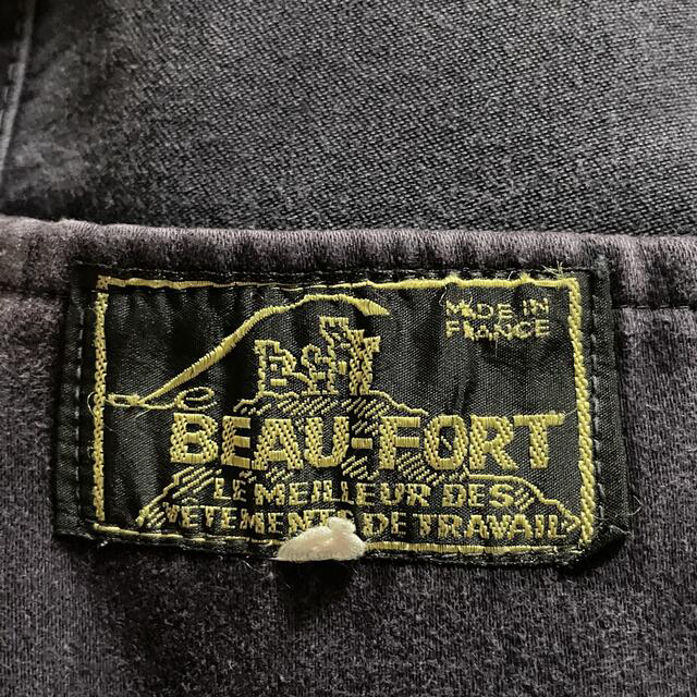 BEAU-FORT ビューフォート ブラック モールスキン ジャケット 50s