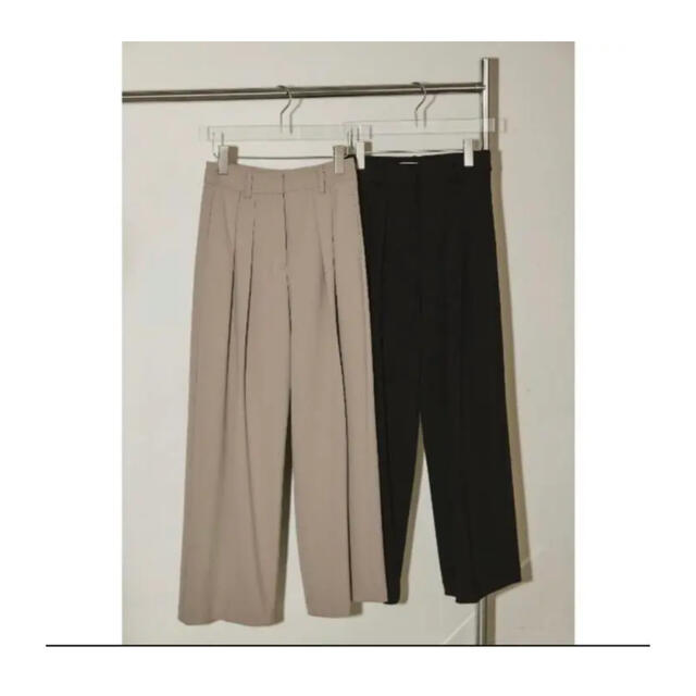 todayful 新品　doubletuck twill trousers