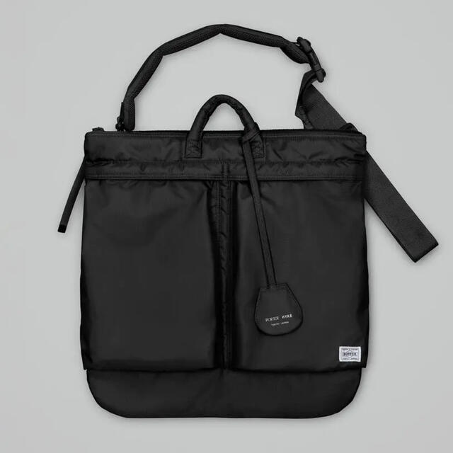 HYKE PORTER HELMET BAG (LARGE) BLACK