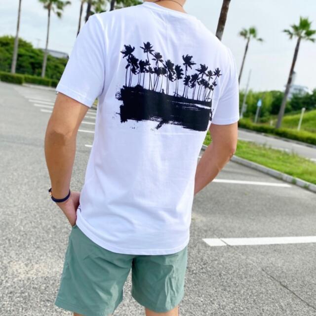 STANDARD CALIFORNIA(スタンダードカリフォルニア)のカップルコーデ⭐︎LUSSO SURF パームツリーバックプリントTシャツ　L メンズのトップス(Tシャツ/カットソー(半袖/袖なし))の商品写真