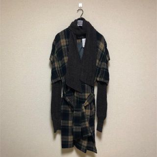 ヴィヴィアンウエストウッド(Vivienne Westwood)のDIONYSIAN チェックコート(ロングコート)