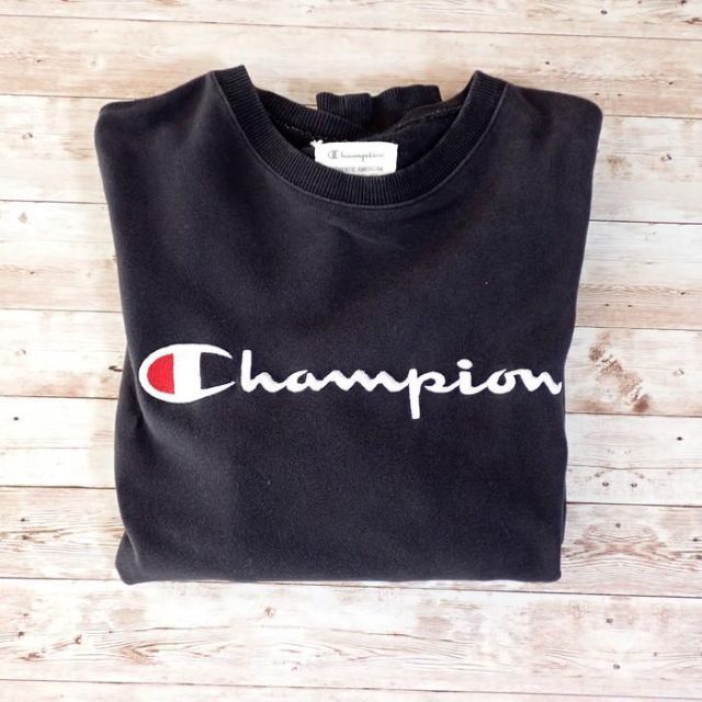 Champion(チャンピオン)のチャンピオン champion スウェット L 黒 古着 アメカジ ストリート メンズのトップス(スウェット)の商品写真