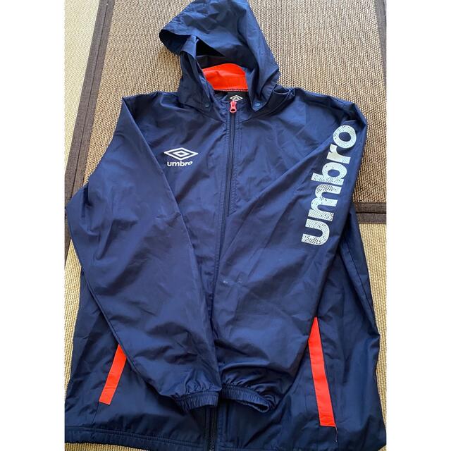 UMBRO ウィンドブレーカー 160センチ紺色 porteirinha.mg.gov.br