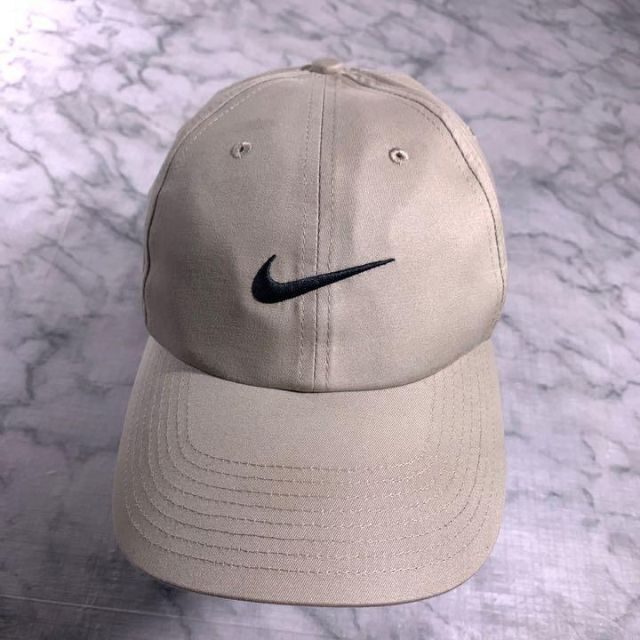 【美品】NIKE cap ビンテージ　ブラウン×ベージュ