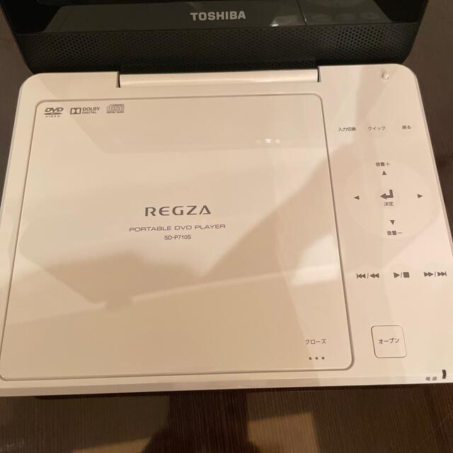 東芝(トウシバ)のTOSHIBA REGZA レグザポータブルプレーヤー SD-P710SP スマホ/家電/カメラのテレビ/映像機器(ブルーレイプレイヤー)の商品写真