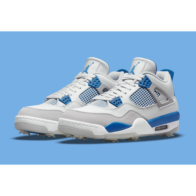 極少 NIKE AIR JORDAN 4 GOLF MILITARY BLUE