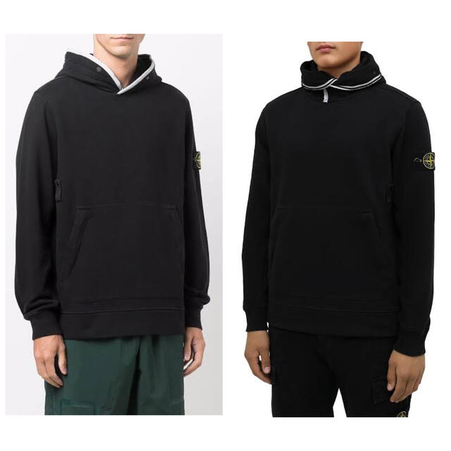 STONE ISLAND 21AW コントラストパイピングパーカー