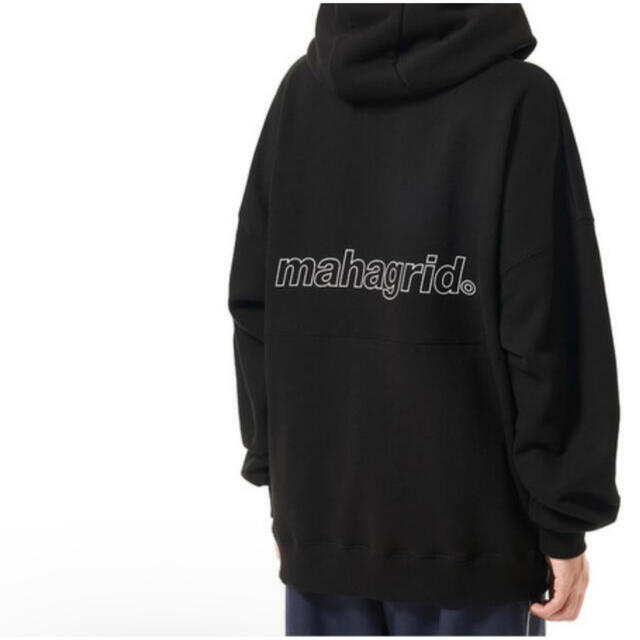 『mahagrid/マハグリッド』HALF ZIP HOODIE メンズのトップス(パーカー)の商品写真