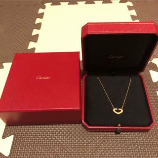 カルティエ(Cartier)のカルティエ　ネックレス　Cハート(ネックレス)