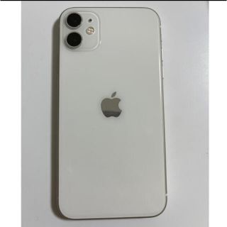 アイフォーン(iPhone)のiPhone11本体　ホワイト　simフリー(スマートフォン本体)