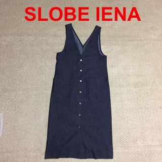 スローブイエナ(SLOBE IENA)の5、6回着用★ SLOBE IENA ジャンパースカート(ひざ丈ワンピース)