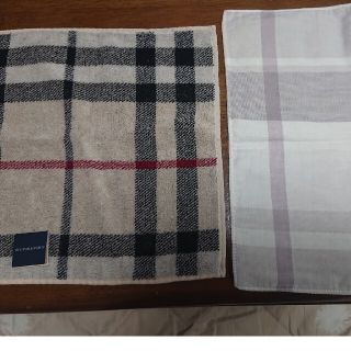 バーバリー(BURBERRY)のBURBERRYタオルハンカチ×２(ハンカチ)