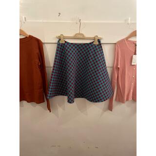 プラダ(PRADA)の最終価格🔹▫️PRADA gingham check flare skirt.(ひざ丈スカート)