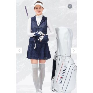 ニジュウサンク(23区)の【新品　タグ付き】23区GOLF かのこ インナー　UVカット　給水速乾　23区(カットソー(長袖/七分))