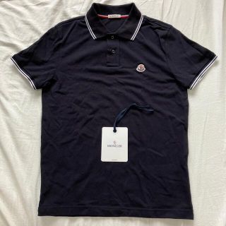 モンクレール(MONCLER)の新品未使用　モンクレール　ポロシャツ　ネイビー　サイズS(ポロシャツ)