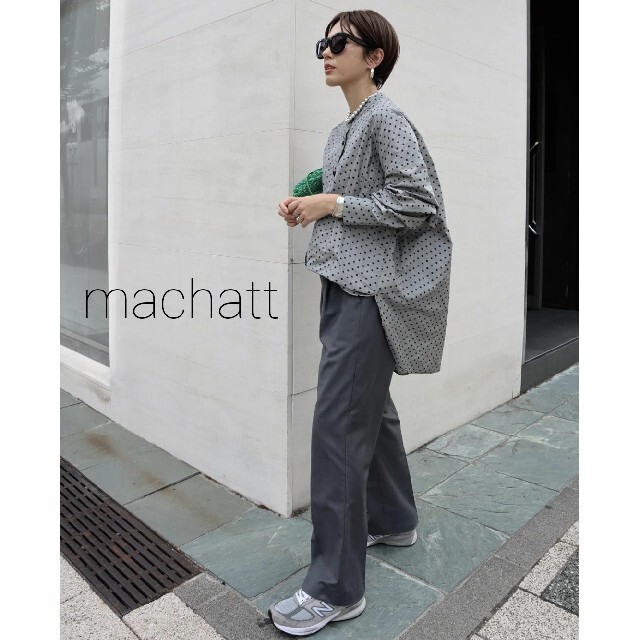 machatt チンツストレートパンツ