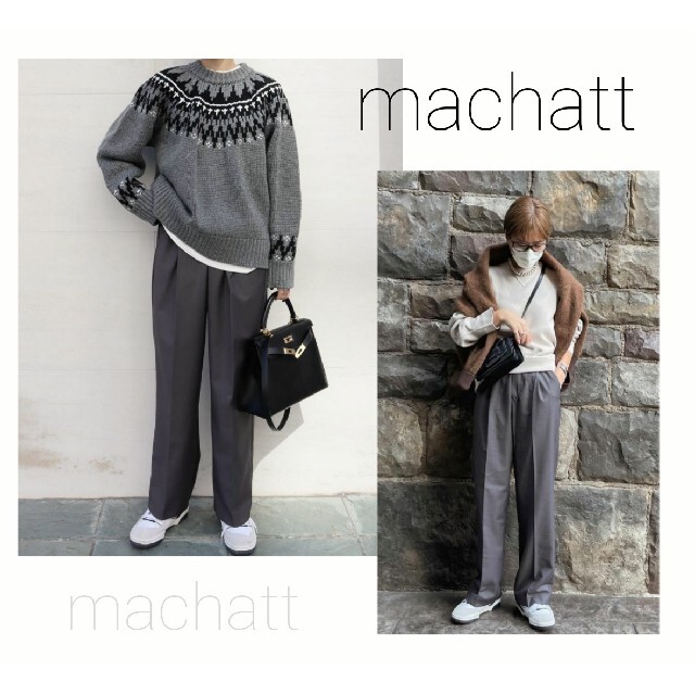 Drawer - machatt チンツストレートパンツの通販 by tonton's shop