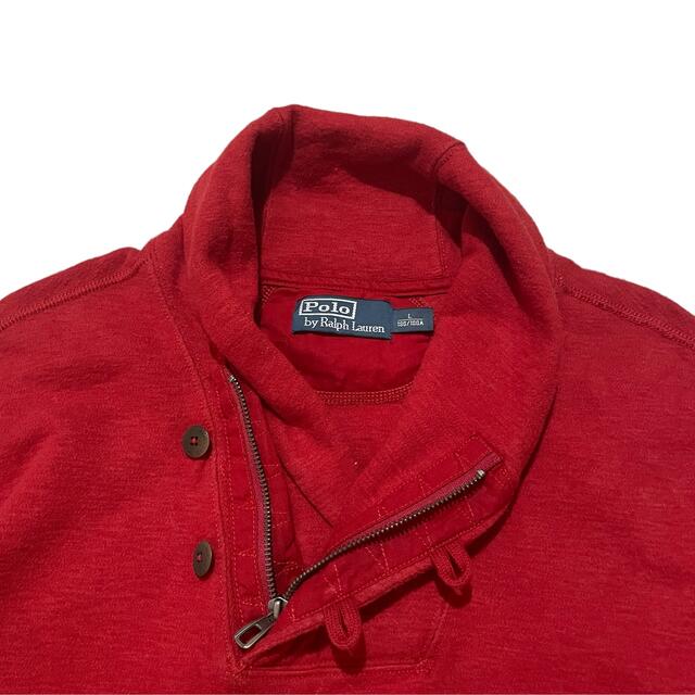 POLO RALPH LAUREN(ポロラルフローレン)の古着 polo ralph lauren ラルフローレン ショールカラーニット メンズのトップス(ニット/セーター)の商品写真