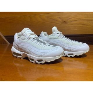 ナイキ(NIKE)のAir max 95 オールホワイト 26.5cm(スニーカー)