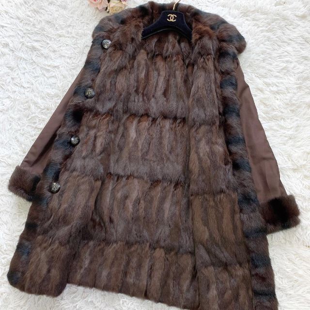 定価46万】BALMAIN ロシアンリス シルク リバーシブルファーコート