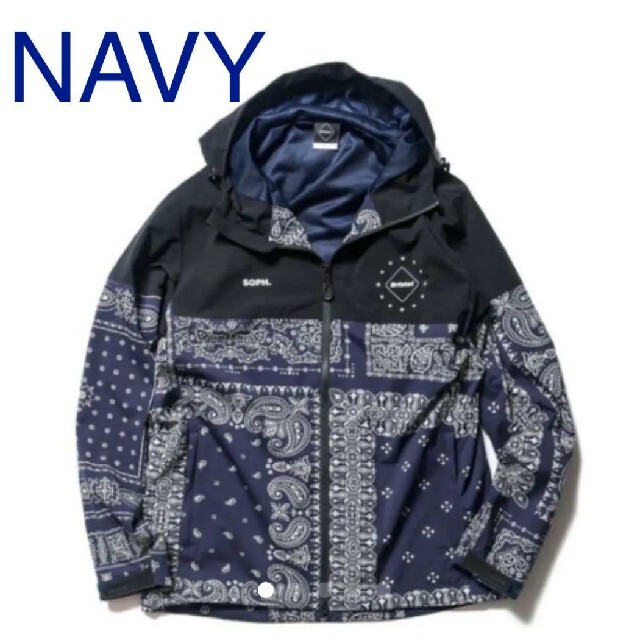 F.C.R.B. BANDANA TRAINING JACKET NAVY L