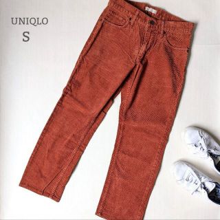 ユニクロ(UNIQLO)のUNIQLOユニクロ✾コーデュロイストレートパンツ ブラウン メンズ 28(ワークパンツ/カーゴパンツ)