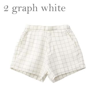 プチバトー(PETIT BATEAU)のMARLMARL マールマール　パンツ　leaves2 graph white(パンツ)