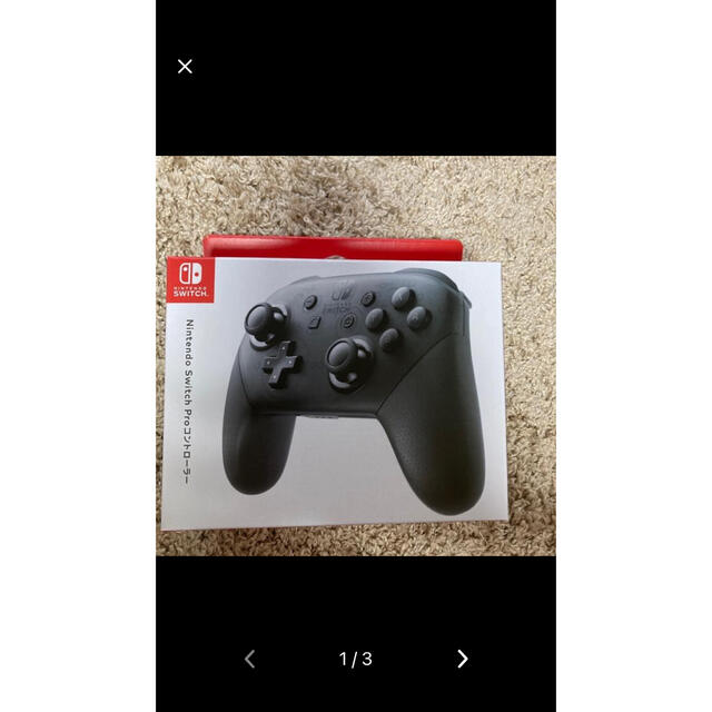 Nintendo Switch Pro コントローラー 純正 エンタメ/ホビーのゲームソフト/ゲーム機本体(その他)の商品写真