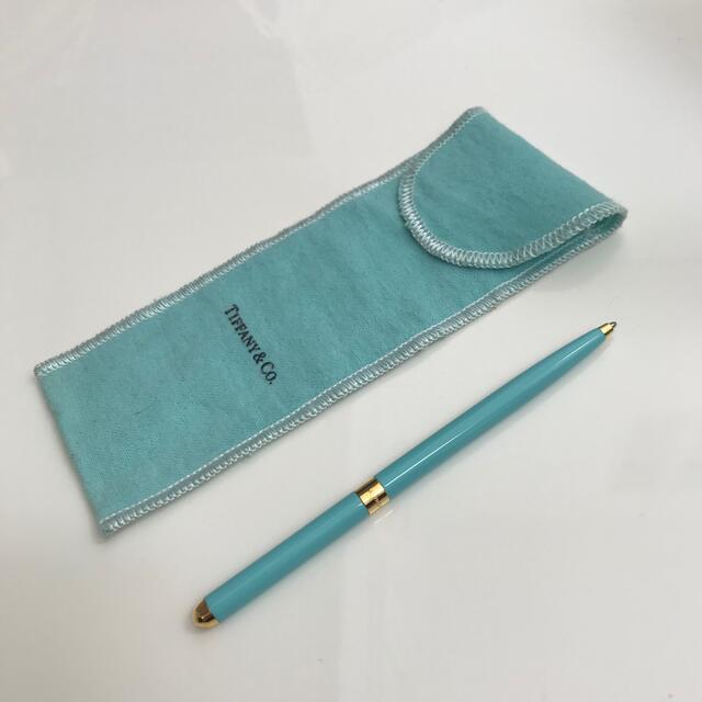 Tiffany & Co.(ティファニー)の【美品】ティファニー　ボールペン　箱 & ソフトケース付き インテリア/住まい/日用品の文房具(ペン/マーカー)の商品写真