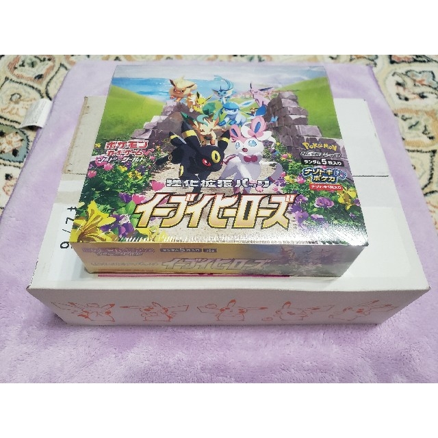イーブイヒーローズ BOX シュリンク付き ポケモンカード 未開封 新品