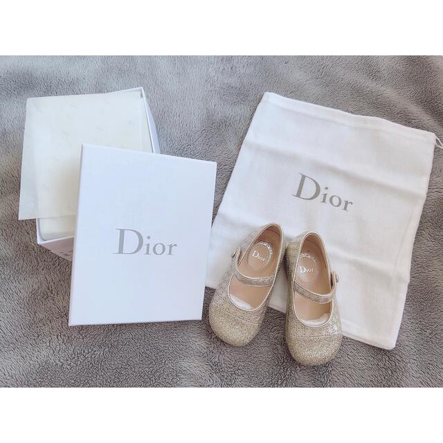 見事な baby Dior - baby Dior (ベビーディオール)ベビーバレエフラット シューズ フラットシューズ