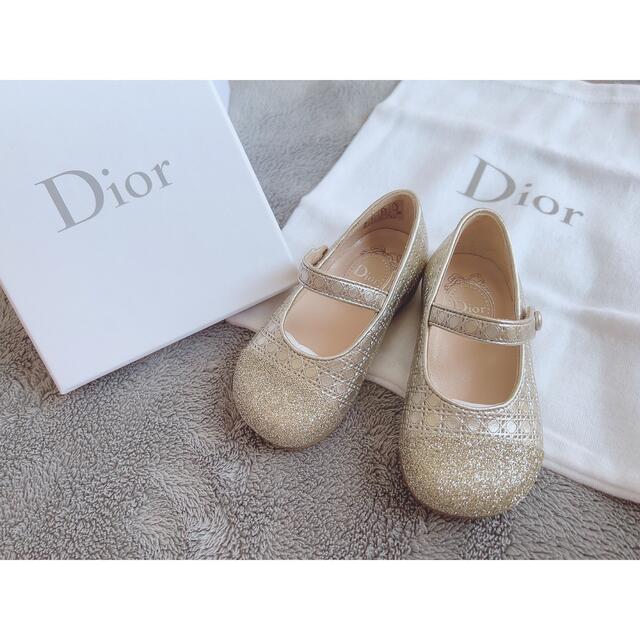 baby Dior(ベビーディオール)のbaby Dior (ベビーディオール)ベビーバレエフラット シューズ キッズ/ベビー/マタニティのベビー靴/シューズ(~14cm)(フラットシューズ)の商品写真