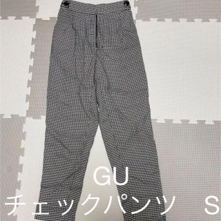 ジーユー(GU)の最安値❗️チェックパンツ　千鳥柄　格子柄　GU ジーユー(カジュアルパンツ)