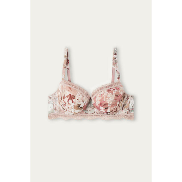 【intimissimi】Camou Flower ブラ&キュロット 75B・S レディースの下着/アンダーウェア(ブラ&ショーツセット)の商品写真